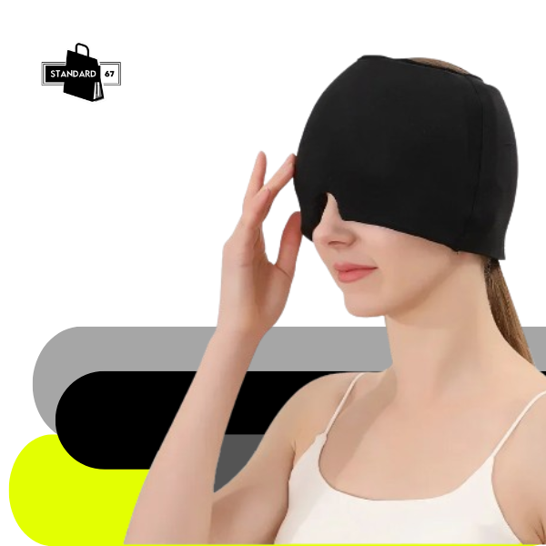 Touca terapeutica aliviadora de enxaqueca e stress (Wrap Pack)