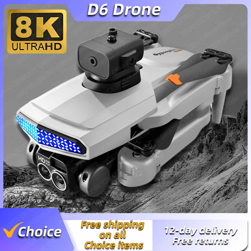 Mini Drone D6 Profissional com camêra 8K HD - Standard 67