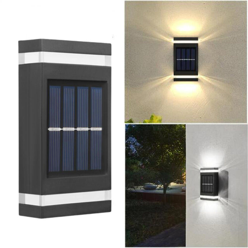 Lâmpada de parede solar a prova d'água