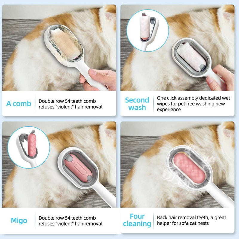 Escova massageadora removedora de pelos com suporte de água - Standard 67