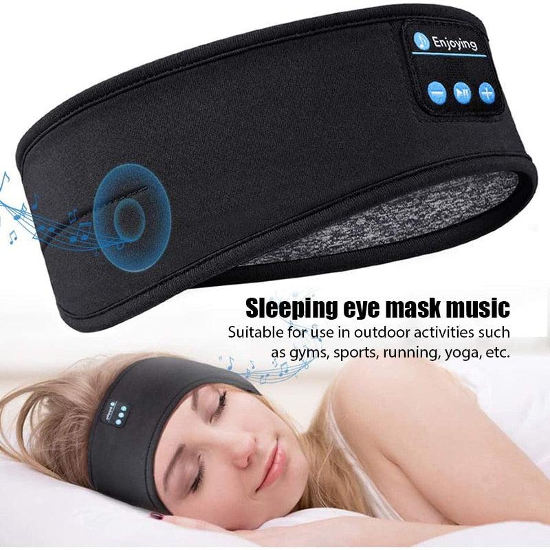Hairband elástica sem fio máscara para dormir com música - Standard 67