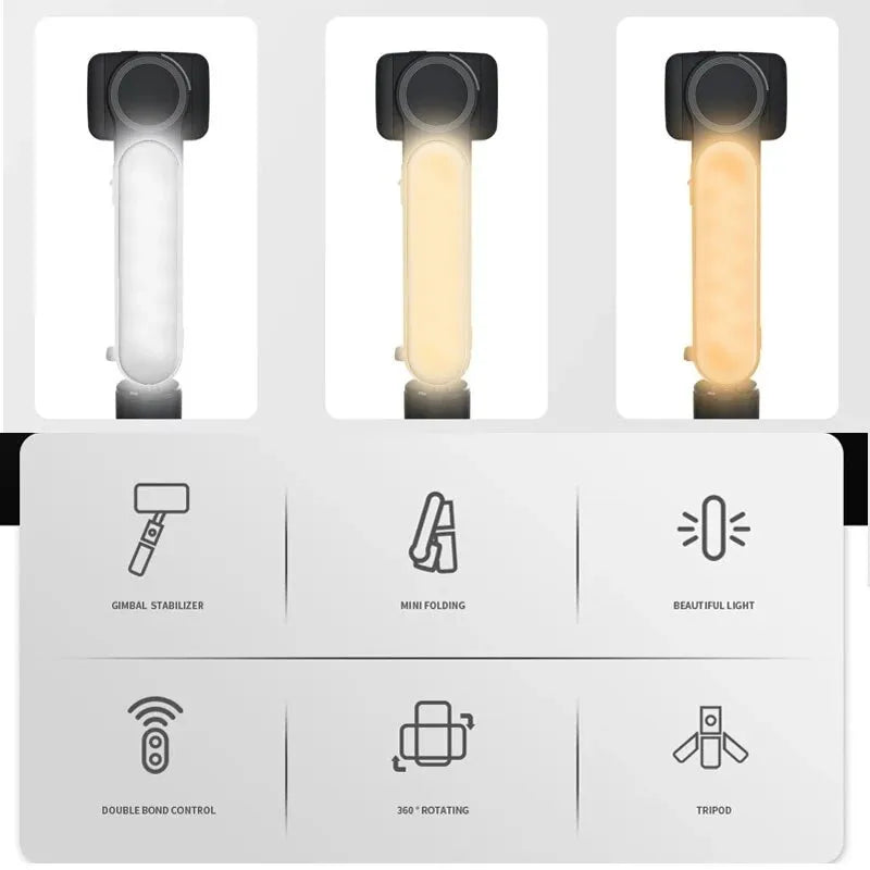 L09 Estabilizador com bluetooth suporte do telefone móvel ajustável
