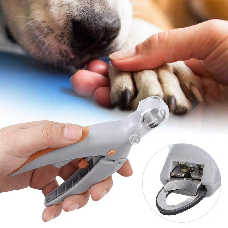 Cortador de unhas para animais de estimação com emissor de LED