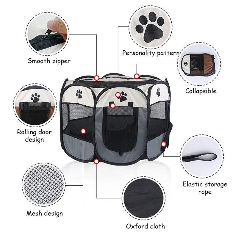 Tenda dobrável portátil para animais de estimação - Standard 67