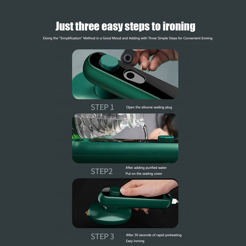Vaporizador de roupas Máquina de engomar portátil leve